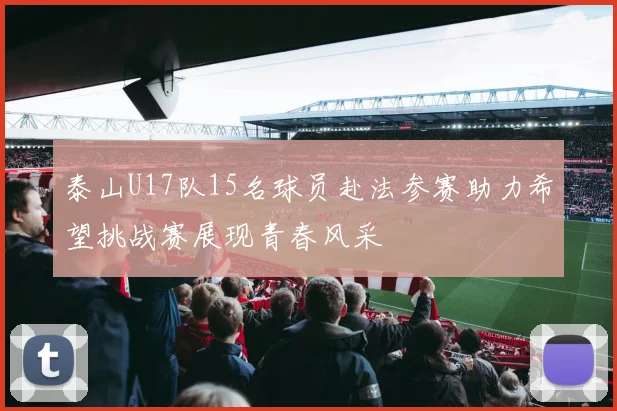 泰山U17队15名球员赴法参赛助力希望挑战赛展现青春风采